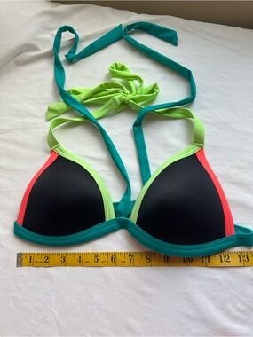 Victoria Secret PINK Color Block Bikini Top - Size M